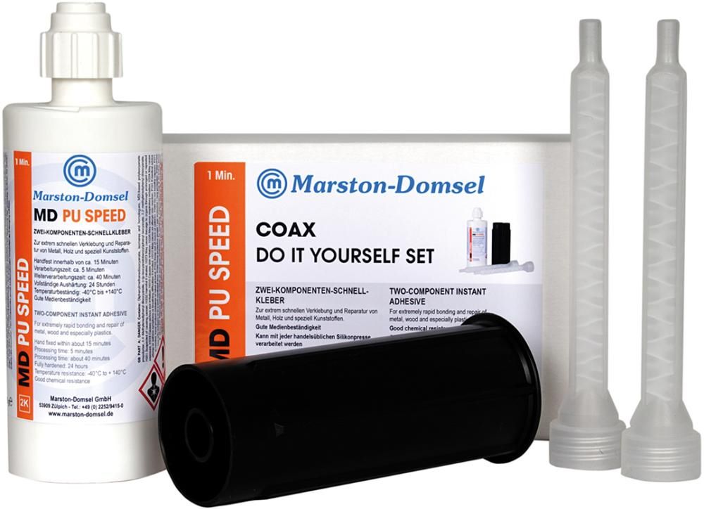 Produktbild Marston Domsel Schnellkleber MD-PU Speed 1 Min 1:1 Doppelspritze mit 150 g