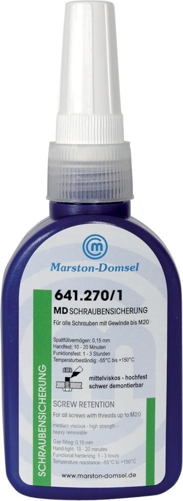 Produktbild Marston Domsel Schraubensicherung MD641.270/1 Flasche mit 50 g