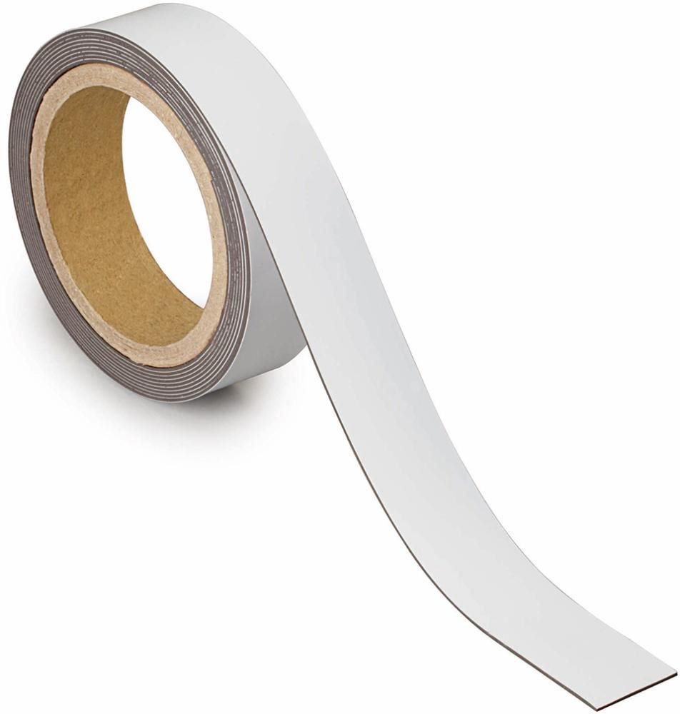 Produktbild Maul Kennzeichnungsband magnetisch weiß 3 cm x 3 Meter