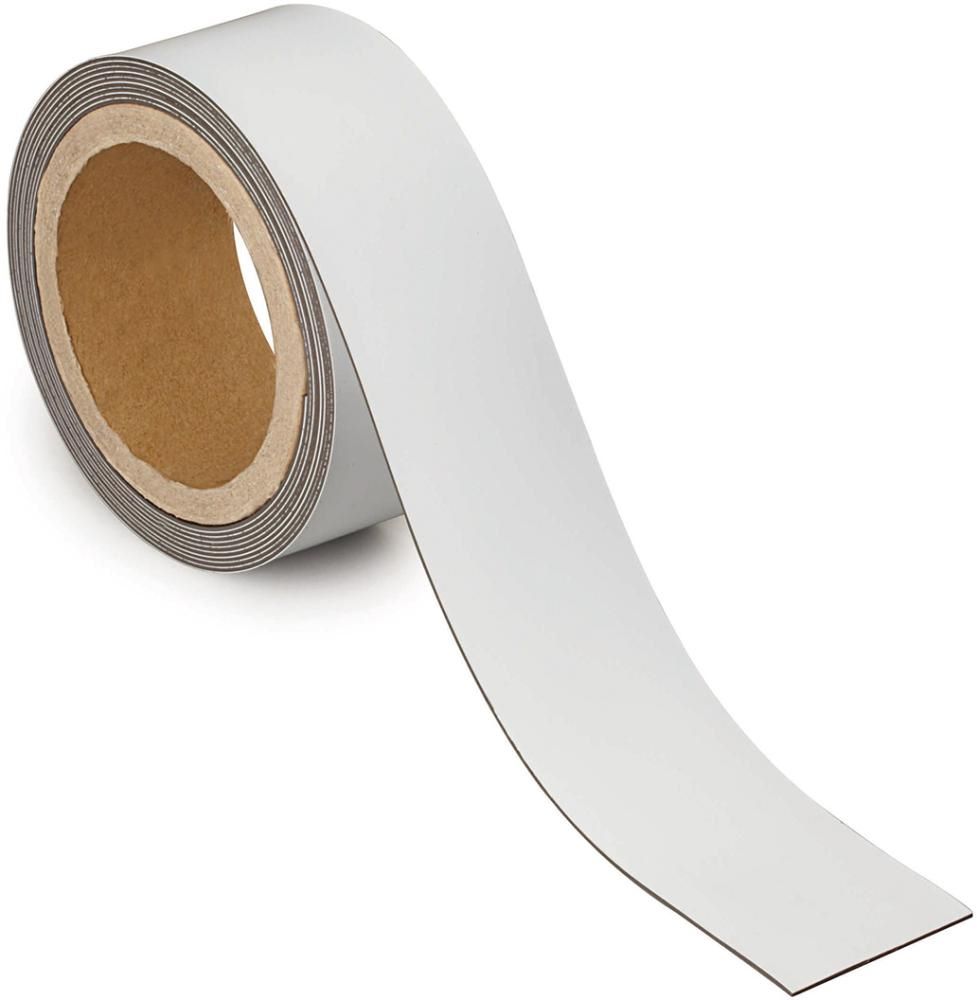 Produktbild Maul Kennzeichnungsband magnetisch weiß 5 cm x 3 Meter