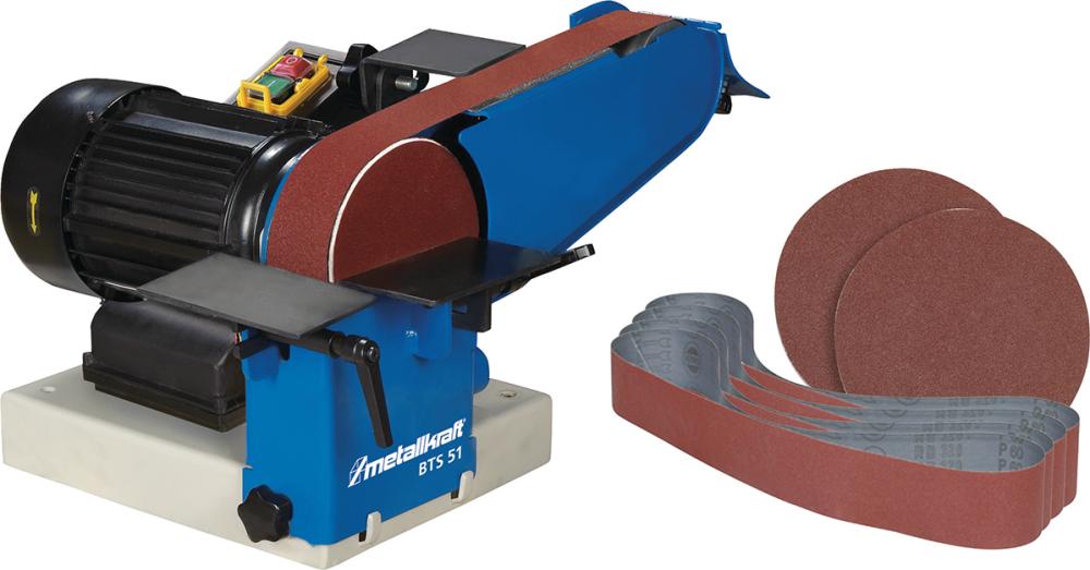 Produktbild Metallkraft Band- und Tellerschleifer BTS 51 SET