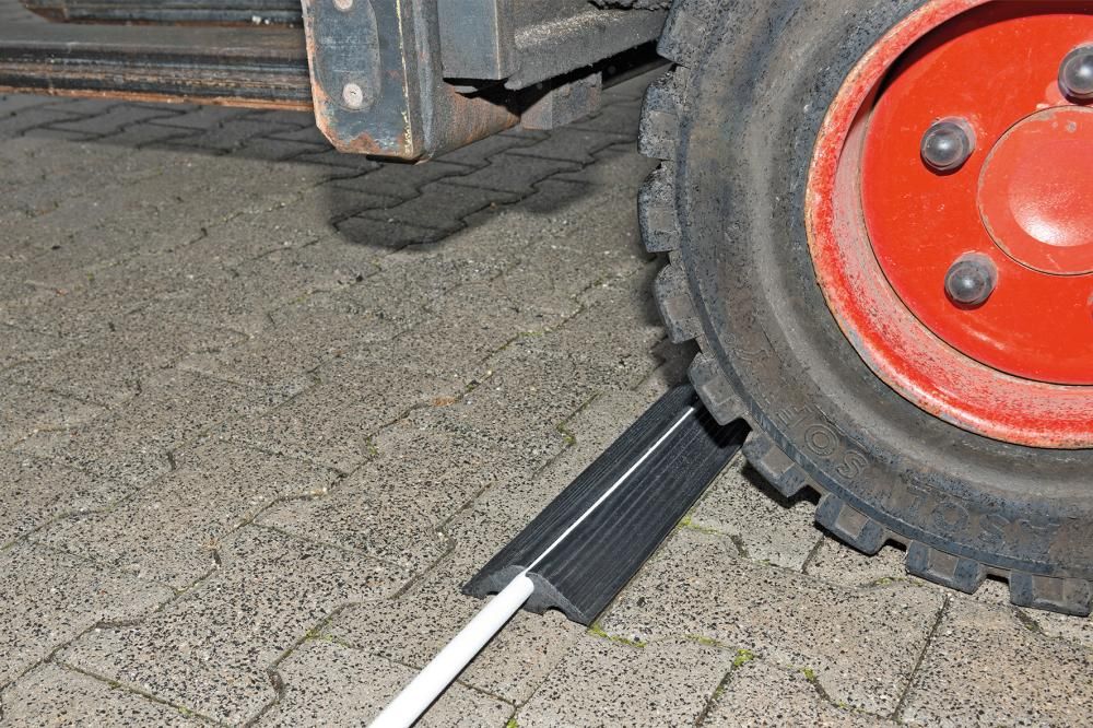 Produktbild Moravia Kabelbrücke Morion schwarz zum Aufrollen für Kabel bis 20 mm bild 4