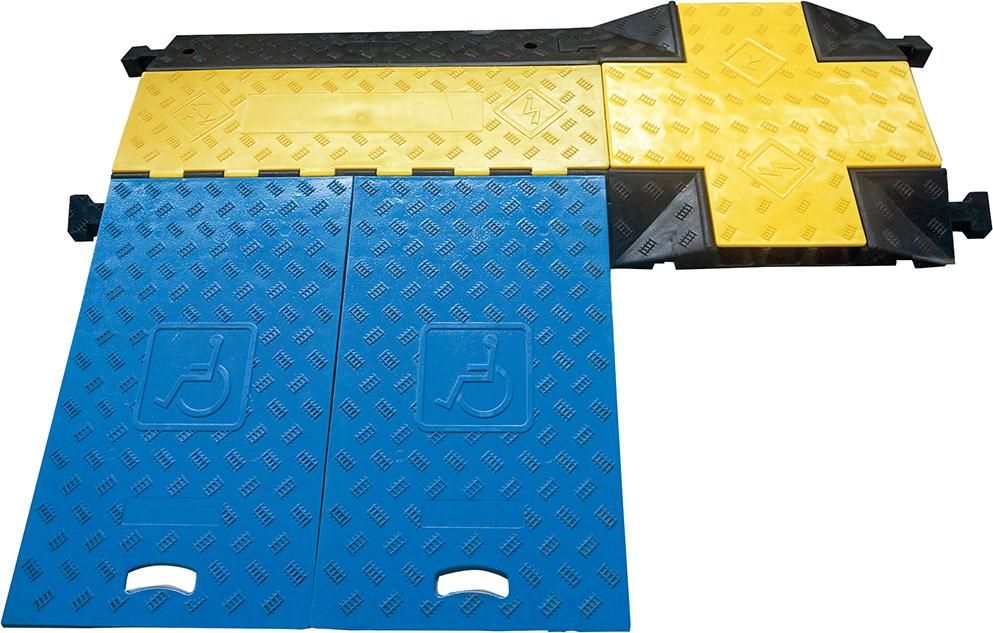 Produktbild Moravia Rollstuhlrampenset 744 x 880 x 75 mm für Kabelbrücken bild 3