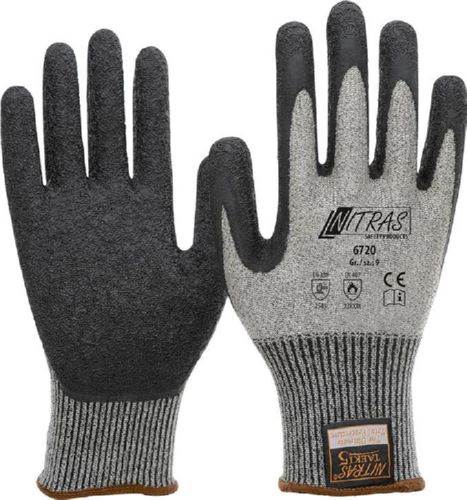 Produktbild Nitras Schnittschutzhandschuh Taeki 5 Latex beschichtet Größe 10 grau schwarz
