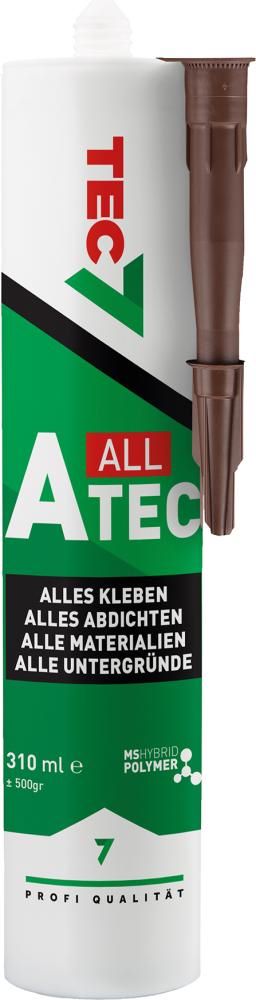 Produktbild Klebstoff Dichtstoff A-TEC braun Kartusche mit 310 ml