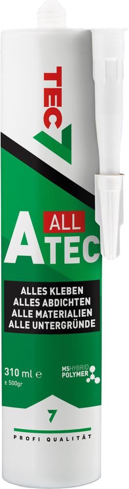 Produktbild Klebstoff Dichtstoff A-TEC weiß Kartusche mit 310 ml