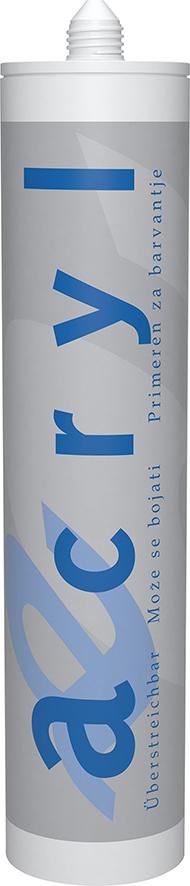 Produktbild Acrylmasse Spot weiss Kartusche mit 290 ml