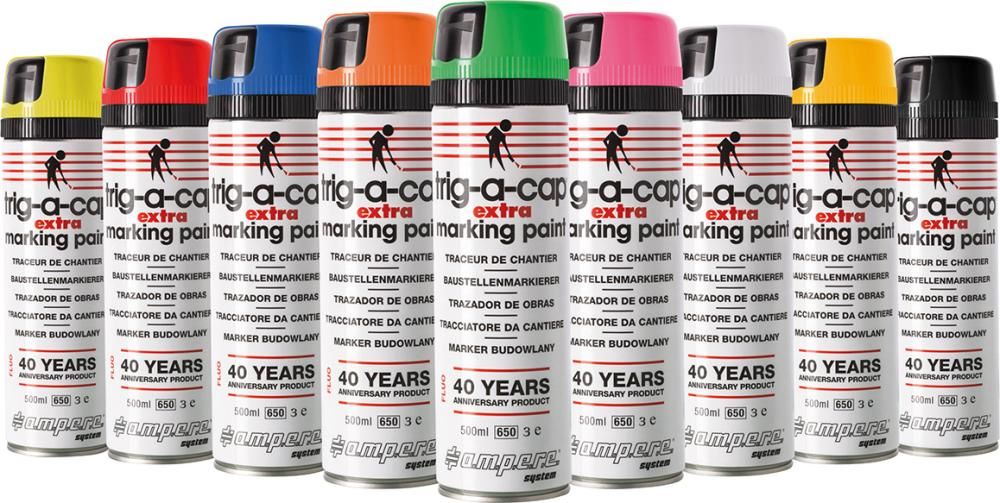 Produktbild Baustellenmarkierspray trig a cap extra orange fluoreszierend Dose mit 500 ml