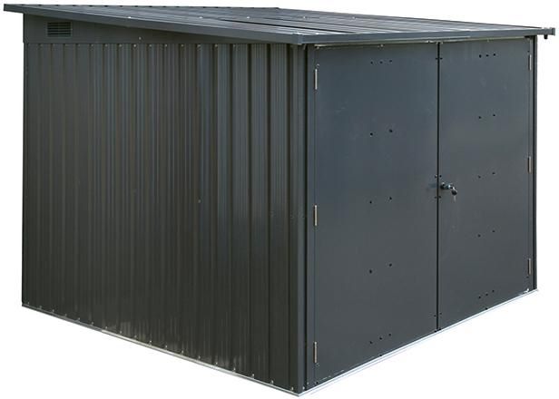 Produktbild Fahrradgarage für 4 Fahrräder 206 x 204 x 145/163 cm