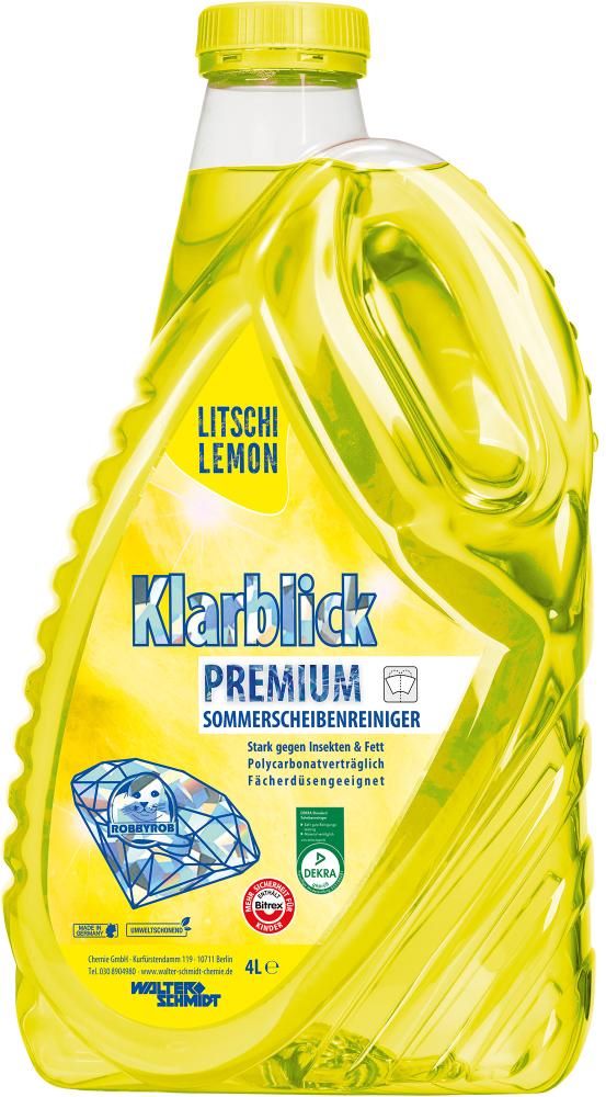 Produktbild Scheibenreiniger Litschi Lemon Premium Flasche mit 4 Liter