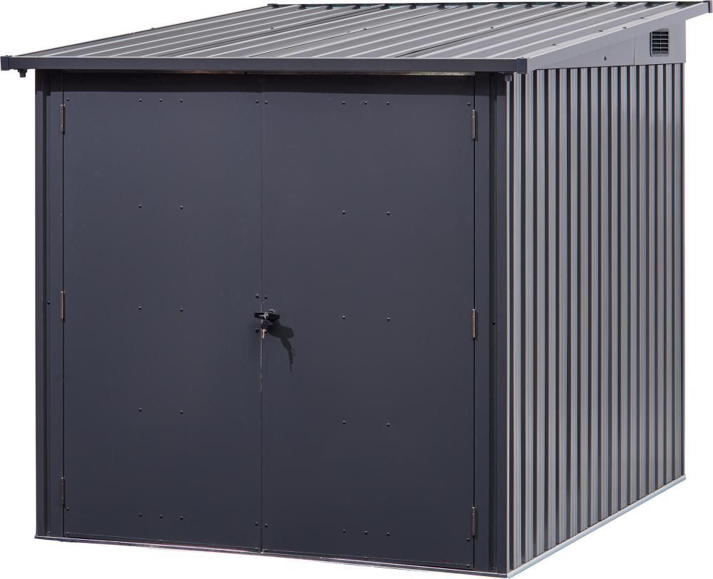 Produktbild Fahrradgarage für 3 Fahrräder 164 x 204 x 145/163 cm