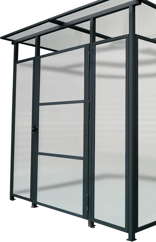 Produktbild Front- und Türelement zu Fahrrad- /Multifunktionsunterstand