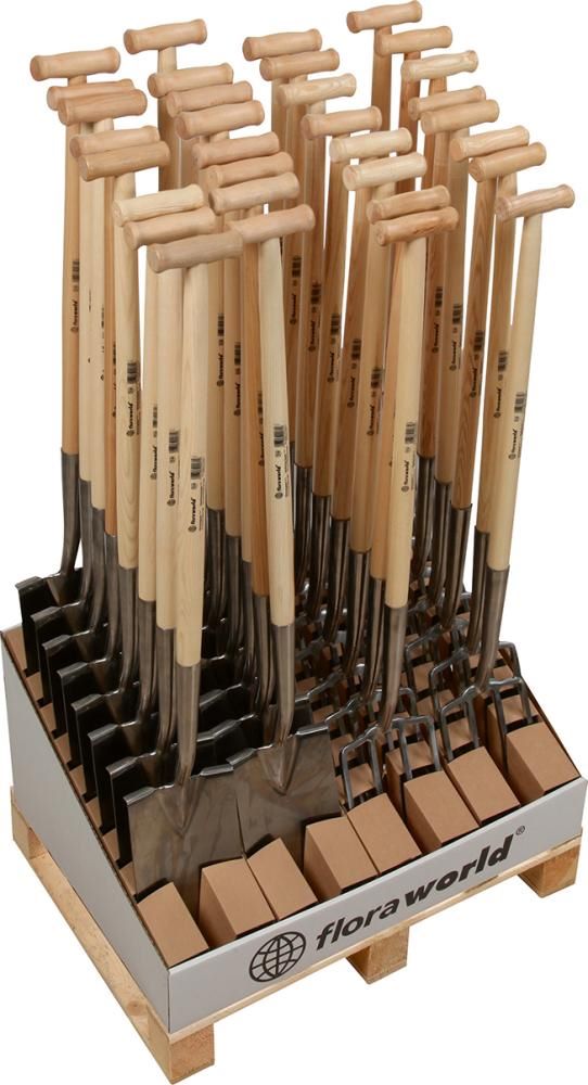 Produktbild Floraworld Gärtnerspaten und Spatengabel Edelstahl 18 cm breit