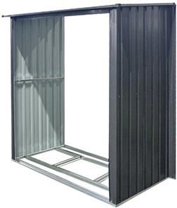 Produktbild Anbau-Holzunterstand für Gerätehäuser B 153 x L 81 x H 159/170 cm