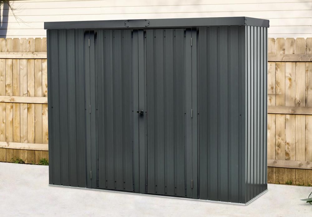 Produktbild Geräteschrank mit Flachdach mit Zubehör 226 x 81 x 180 cm