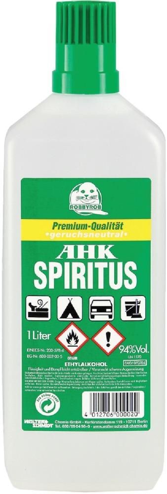 Produktbild Spiritus AHK geruchsneutral Flasche mit 1 Liter