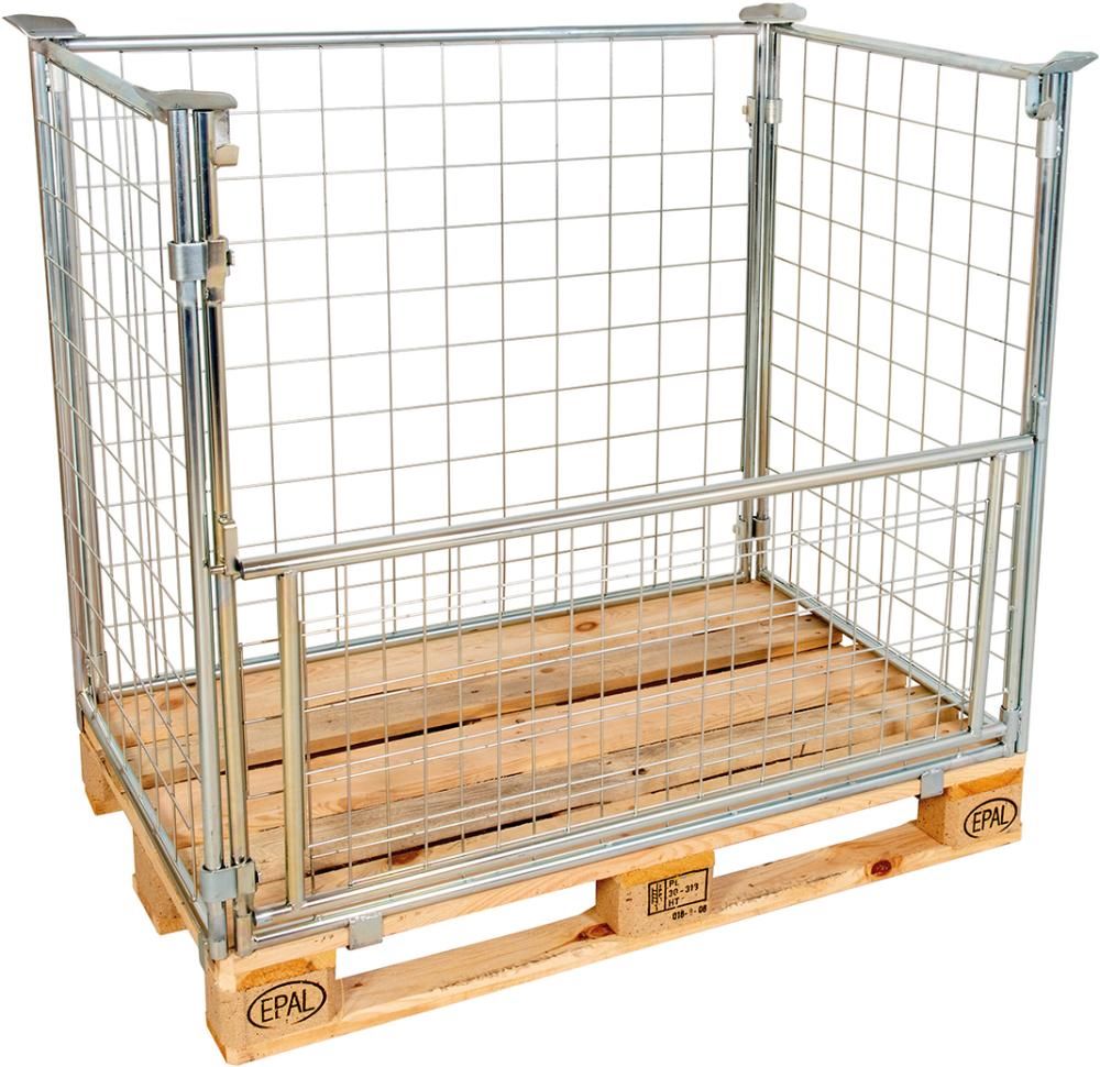 Produktbild Gitteraufsatzrahmen 1200 x 800 x 800 mm verzinkt Masche 10 x 10 mm