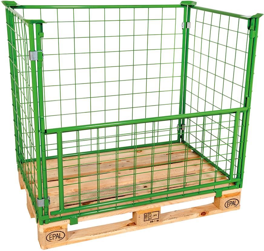 Produktbild Gitteraufsatzrahmen 1200 x 800 x 800 mm RAL 6017 Masche 10 x 10 mm bild 2