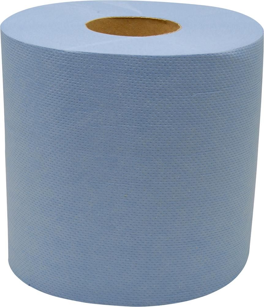 Produktbild Handtuchrolle Tissue blau 2 Lagen 19 cm breit 150 Meter lang