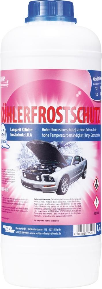 Produktbild Kühlerfrostschutz R12+ lila silikatfrei Flasche mit 1,5 Liter