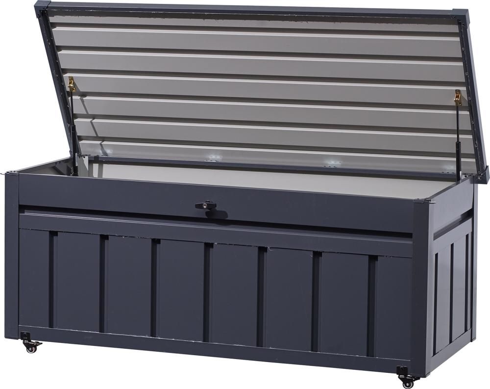 Produktbild Gartenaufbewahrungsbox mit 540 Liter anthrazit 165 x 70 x 68 cm