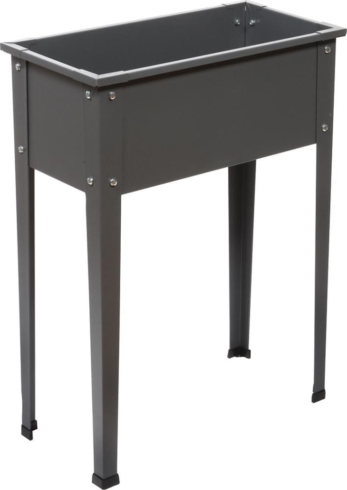 Produktbild Metall Hochbeet Größe 1 60 x 30 x 80 cm anthrazit matt bild 1
