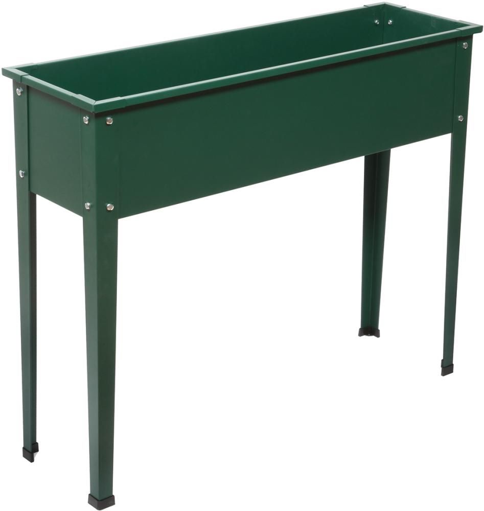 Produktbild Metall Hochbeet Größe 3 grün matt 100 x 40 x 80 cm bild 1