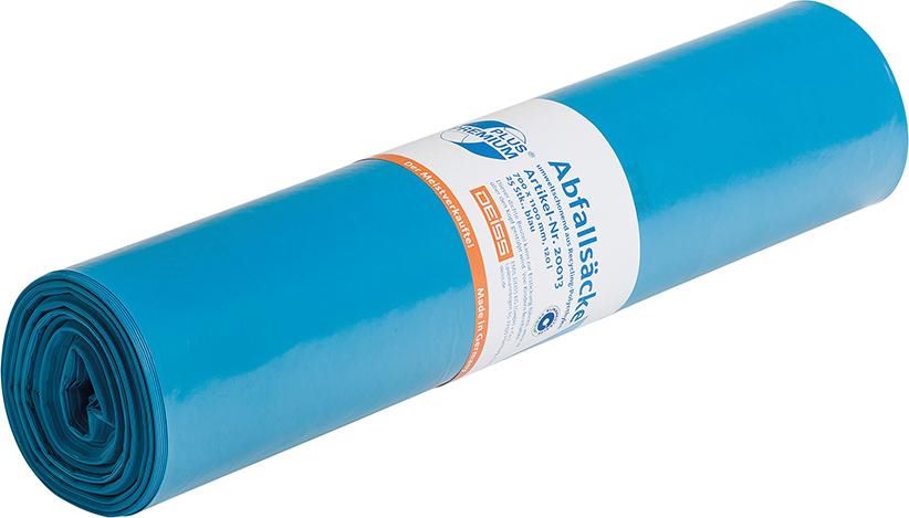 Produktbild Müllsack Premium Plus 120 Liter blau Meistverkaufte