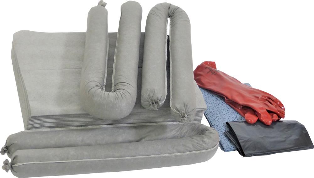 Produktbild Notfallset Tasche grau Aufnahme 50 Liter PP Bindevlies hohe Aufnahmekapazität bild 3