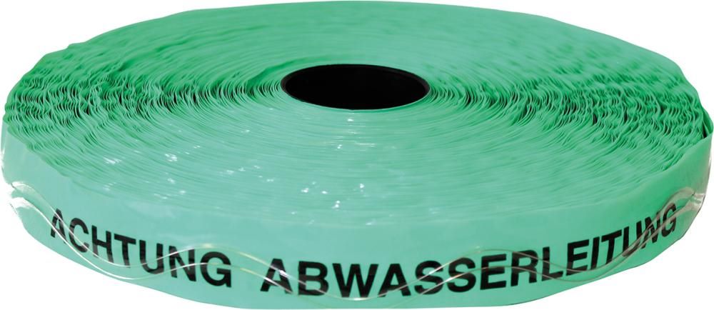 Produktbild Ortungsband 250 m Achtung Abwasserleitung grün