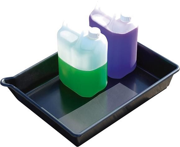 Produktbild Auffangwanne PE für Kleingebinde 16 Liter 53 x 40 x 10 cm Chemikalienbeständig bild 2