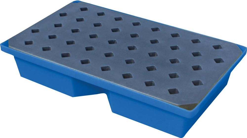 Produktbild Auffangwanne ST60 für Kleingebinde 63 Liter 100 x 60,5 x 20 cm mit Rost