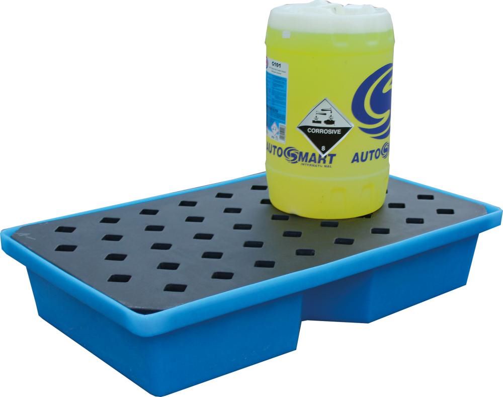 Produktbild Auffangwanne ST60 für Kleingebinde 63 Liter 100 x 60,5 x 20 cm mit Rost bild 3