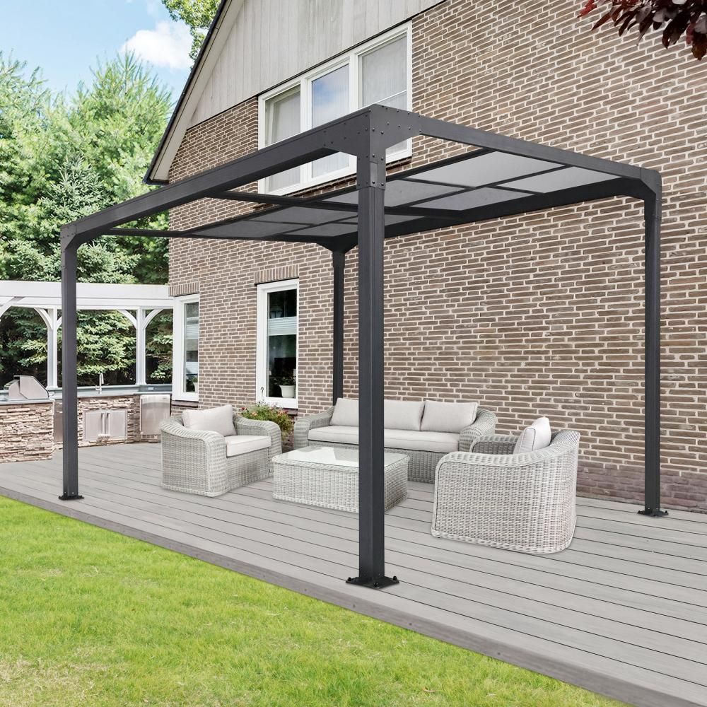Produktbild Pergola Air mit Schiebedachkonstruktion 400 x 300 x 200/254 cm bild 1