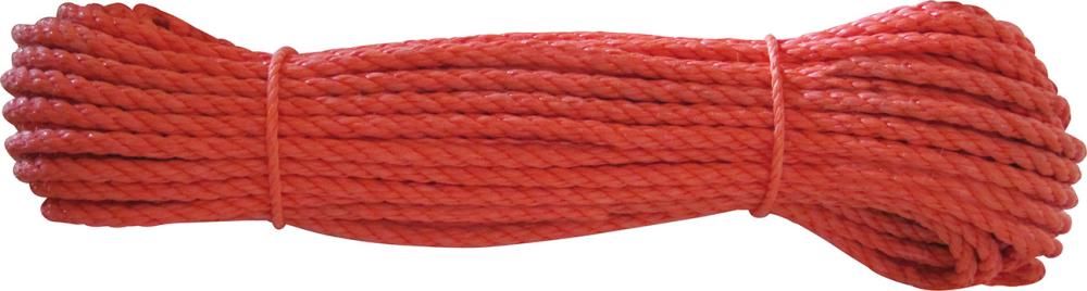 Produktbild Polypropylen Seil orange D 10 mm Docke mit 20 Meter