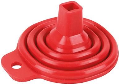 Produktbild Silikontrichter faltbar 70 x 10 mm rot bild 2