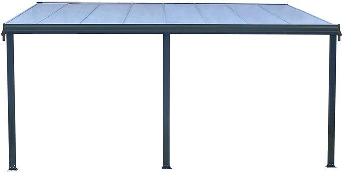 Produktbild Terrassenüberdachung mit 2 Standfüßen 312 x 303 x 206/258 cm bild 2