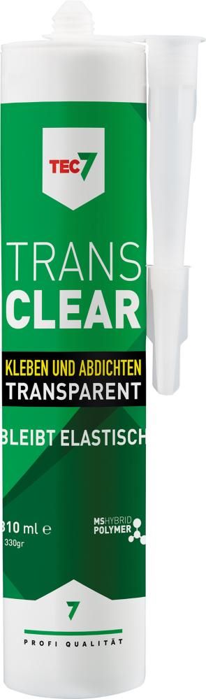 Produktbild Klebstoff Dichtstoff Trans farblos Kartusche mit 310 ml