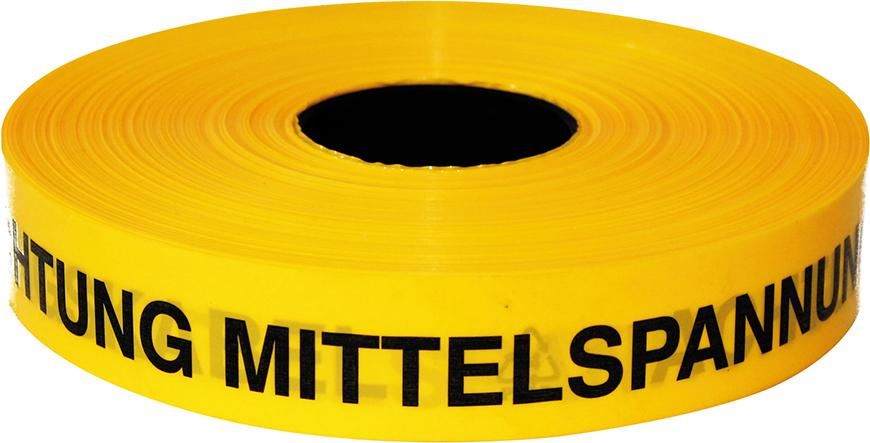 Produktbild Trassen Warnband 250 m Achtung Mittelspannungskabel gelb