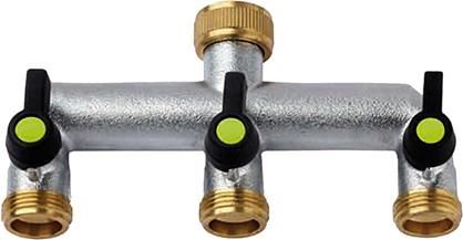 Produktbild 3 Wege Verteiler 3/4 Zoll verchromt