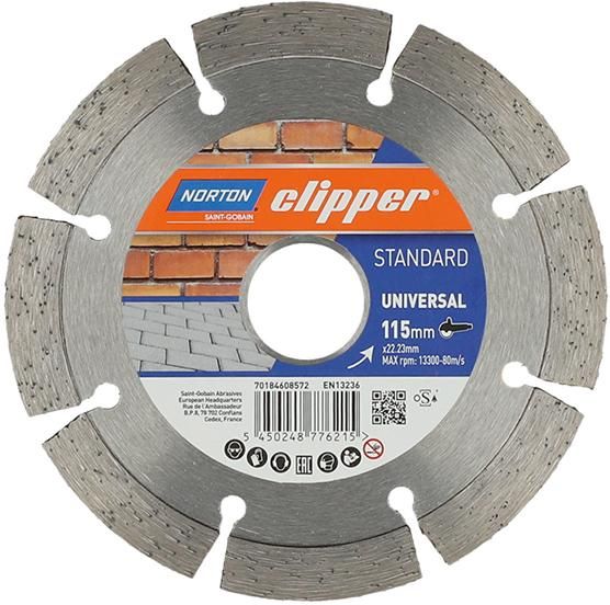 Produktbild Norton Clipper Diamantscheibe Standard Universal Durchmesser 115 mm