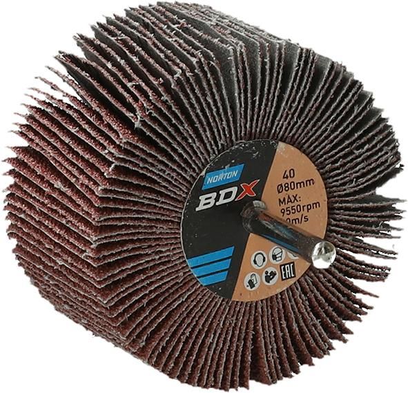 Produktbild Norton Clipper Fächerschleifer mit Schaft R207Plus 80 x 50 x 6 P 40