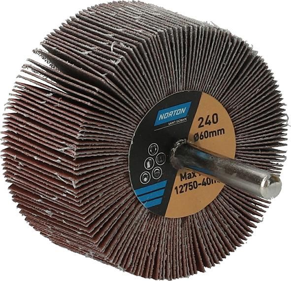 Produktbild Norton Clipper Fächerschleifer mit Schaft R207Plus 60 x 30 x 6 P 240