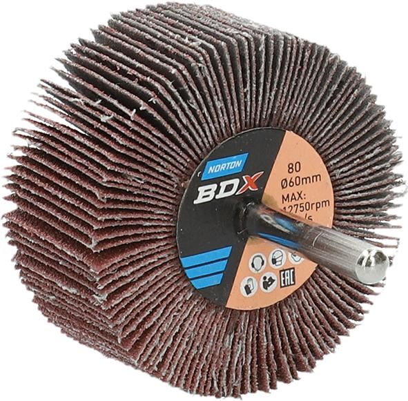 Produktbild Norton Clipper Fächerschleifer mit Schaft R207Plus 60 x 30 x 6 P 80