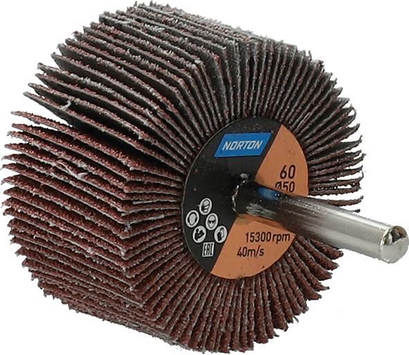 Produktbild Norton Clipper Fächerschleifer mit Schaft R207Plus 50 x 30 x 6 P 60