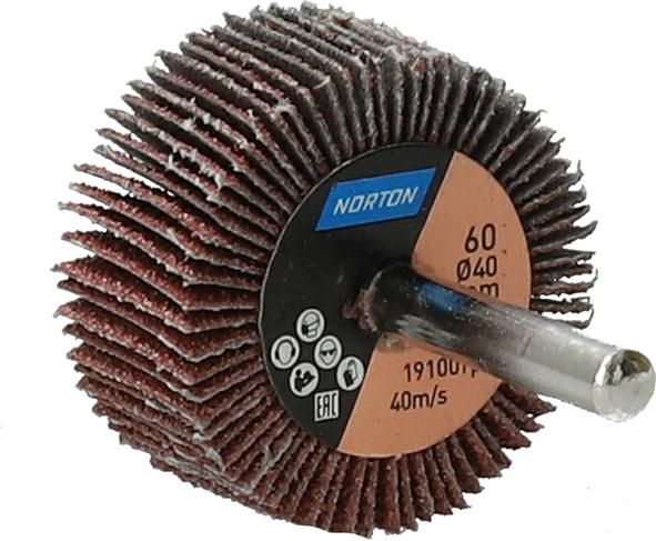 Produktbild Norton Clipper Fächerschleifer mit Schaft R207Plus 40 x 20 x 6 P 60