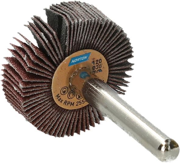 Produktbild Norton Clipper Fächerschleifer mit Schaft R207Plus 30 x 10 x 6 P 120