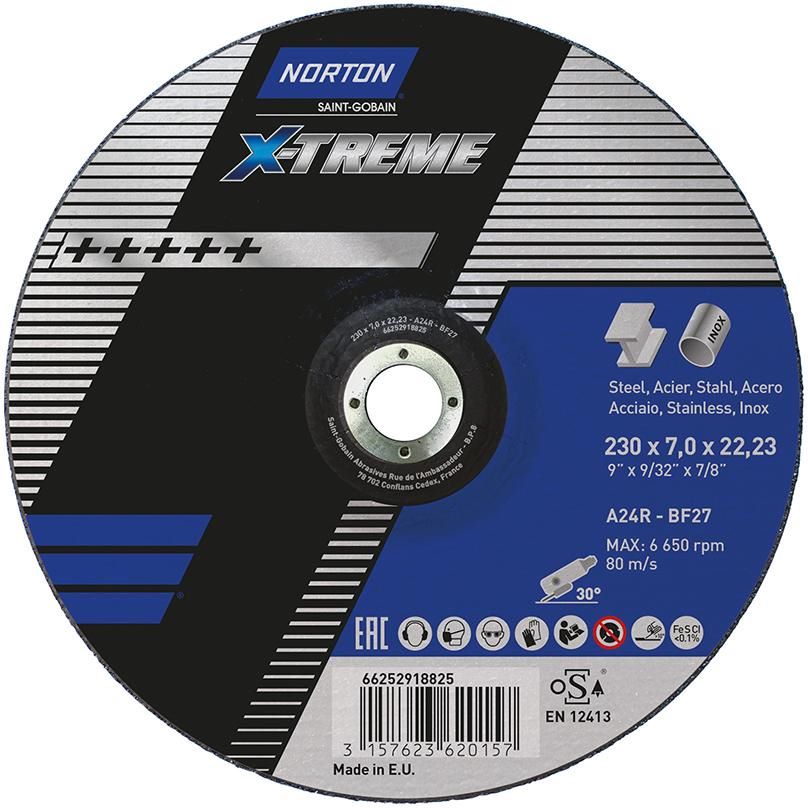 Produktbild Norton Clipper Schruppscheibe X-Treme 230 x 7,0 mm T27