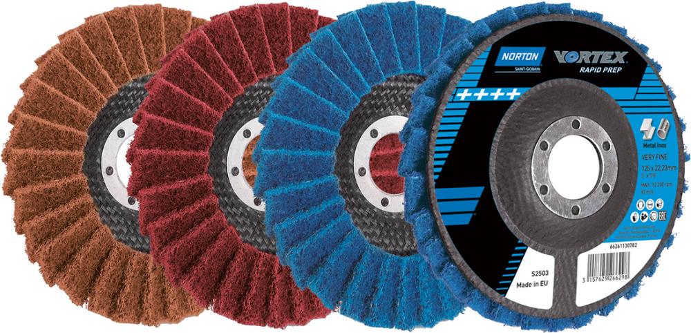 Produktbild Norton Clipper Clipper SCM Fächerschleifscheibe 125 mm Sehr Fein