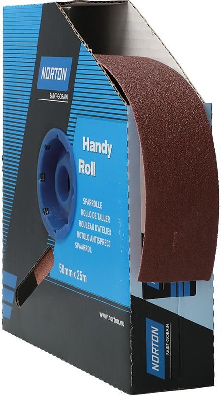 Produktbild Norton Clipper Schleifgewebe Sparrolle R222 50 mm x 25 Meter P 60